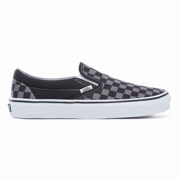 Damske Slip On Tenisky Vans Checkerboard Classic Čierne VA37ROAVM